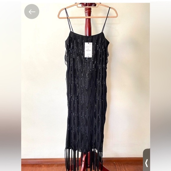 slim fit dress slacks SPARKLING SEQUIN & RIBBON STRAPLESS SILK EVENING GOWN DESIGNED BY ZAR –  Vintage Clothing & Fashions